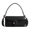 Coach Tabby Leather Messenger Bag, Handbag, Shoulder Bag Small Women's Black CM546-V5BLK