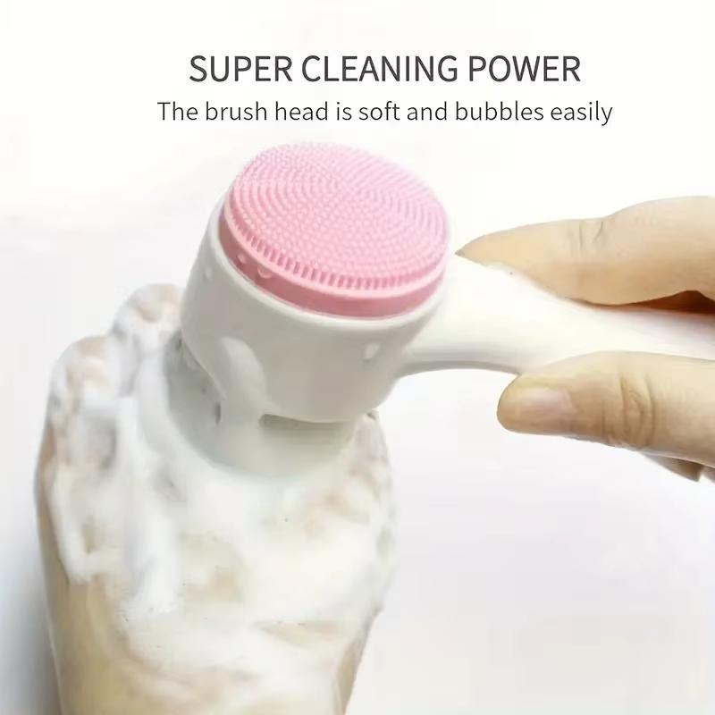 7-piece makeup and face wash beauty set, including 3 headband sets, 1 cosmetic bag, 2 face wash brushes and 1 powder puff