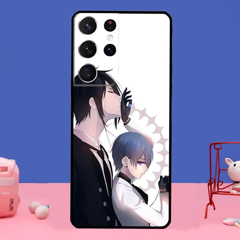 Sebastian Black Butler Kuroshitsuji For Samsung Galaxy S20 FE S21 Ultra Note 20 S8 S9 S10 Note 10 Plus S22 Ultra Case Cover