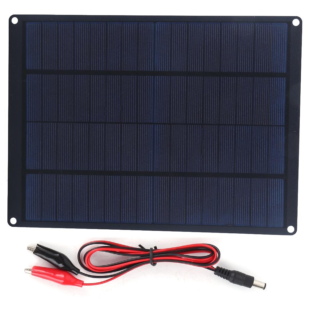 10W Solar Panel Kit Waterproof Portable Power Charger Photovoltaic Panel for Car Phone Charge