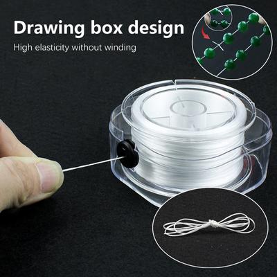 100/80/75M Strong Elastic Crystal Beading Cord For Bracelets Stretch Thread String Necklace DIY Jewelry Making Cords Line