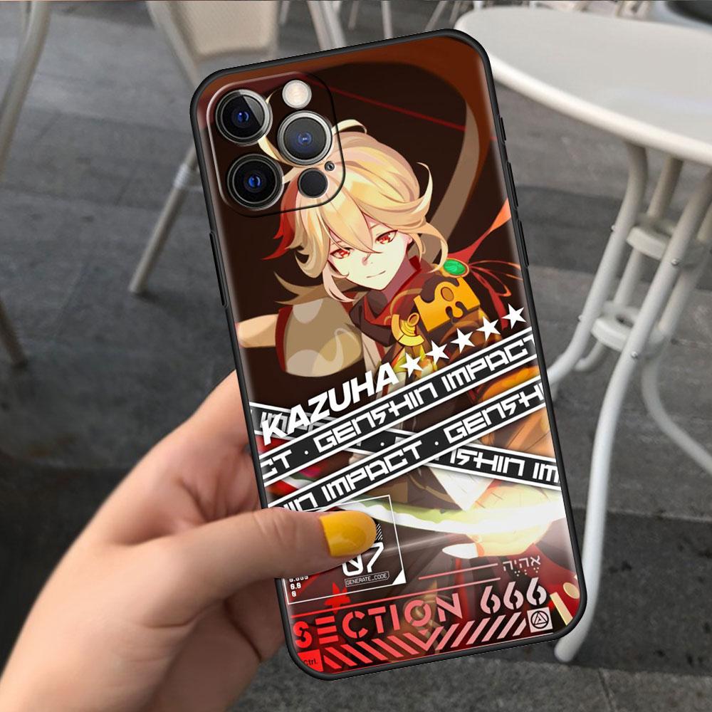 Genshin Impact Anime Case For Apple iPhone 14 13 Pro Max 12 7 8 6 6S Plus 11 Mini XR SE Soft Cover X XS Silicone Phone Funda