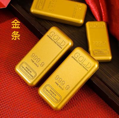 Sand Gold Imitation Gold Bar: Handmade Home Decor Brick Ruler Souvenir Prop
