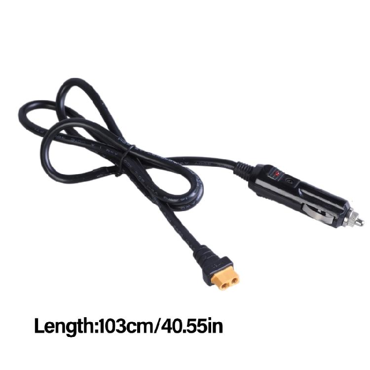 XT60 Female to Car Charging Male Plug Extension Cable 12V/24V Compatible for Power Applications Connection Cord Wire