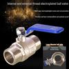 Large Flow 2-Piece Brass Ball Valve with Male/Female Threads for Water Pipes, Available In 1", 1.2", 1.5", and 2" Sizes