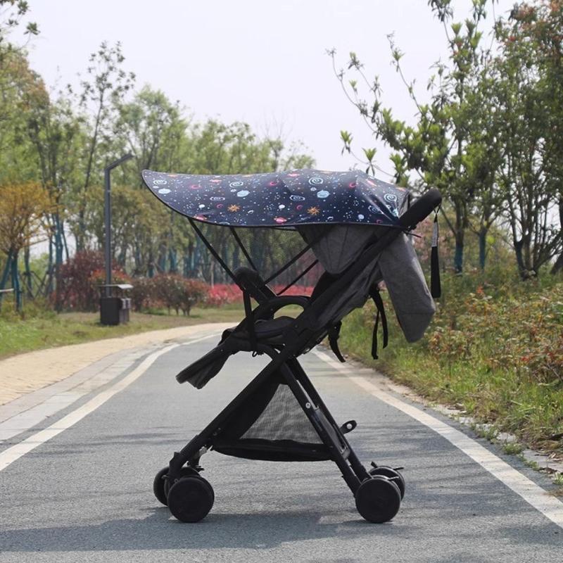 Wear Resistant Cloth Sun Shade Universal Baby Strollers Sunshade Toddler Umbrella Cart Pushchair Protective Accessories