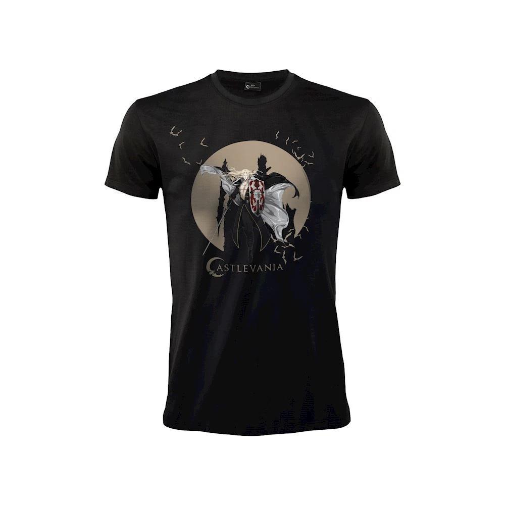 Castlevania Original Official T-Shirt Jersey T-Shirt Black Castelvania- 4XL