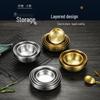 ZISIZ Gold 304 Stainless Steel Double-Layer Bowl
