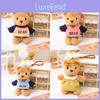 Lovely Teddy Bear Plush Keychain In Various Colors Perfect For Birthday Gifts