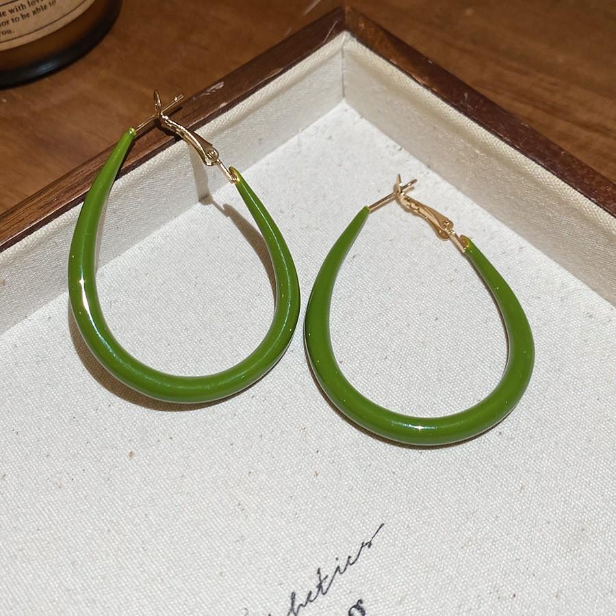 Silver Needle Green Butterfly Flower Pearl Stud Earrings Small Fresh High-end Earrings Earrings Women