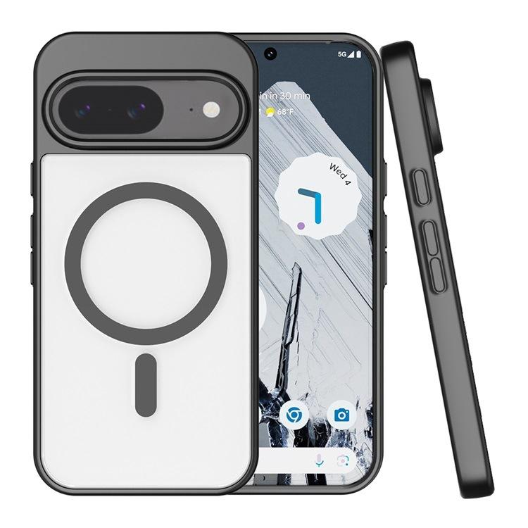 Applicable To Google Google Pixel11 2-in-1 Magnetic Mobile Phone Case pixel1Pro Matte Transparent Protective Case