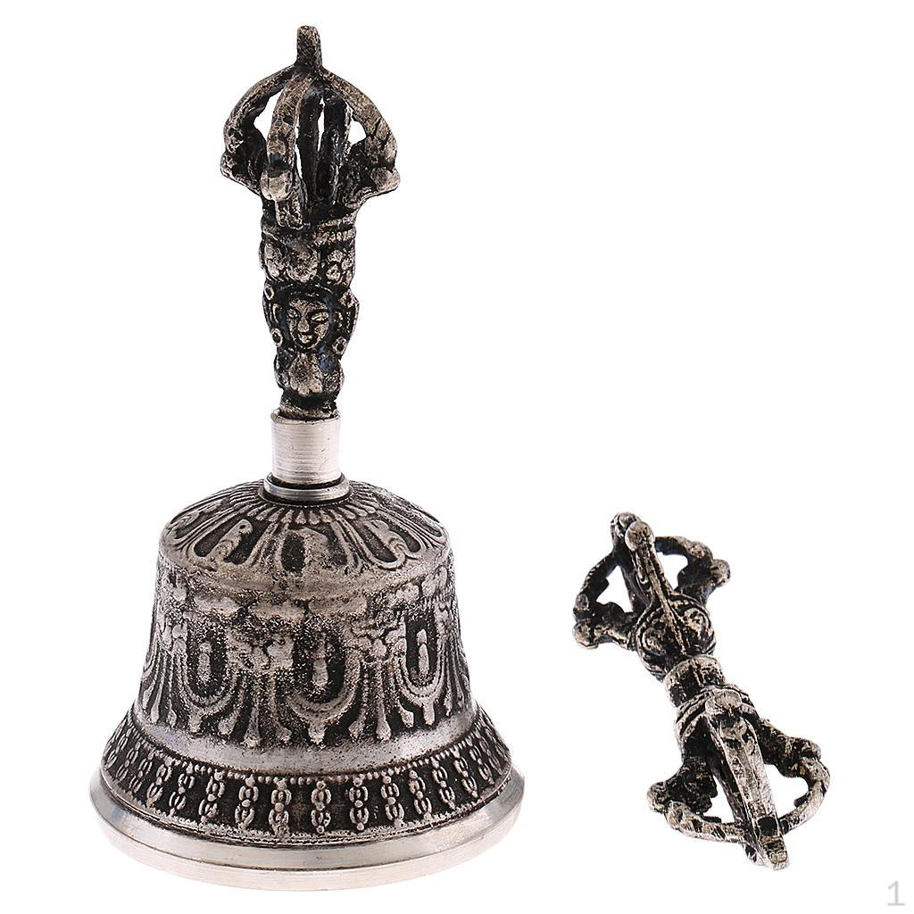 

Copper Bell 5 Shares Vajra For Yoga Meditation Music Handmade 12.5 x 7 x 8.8cm