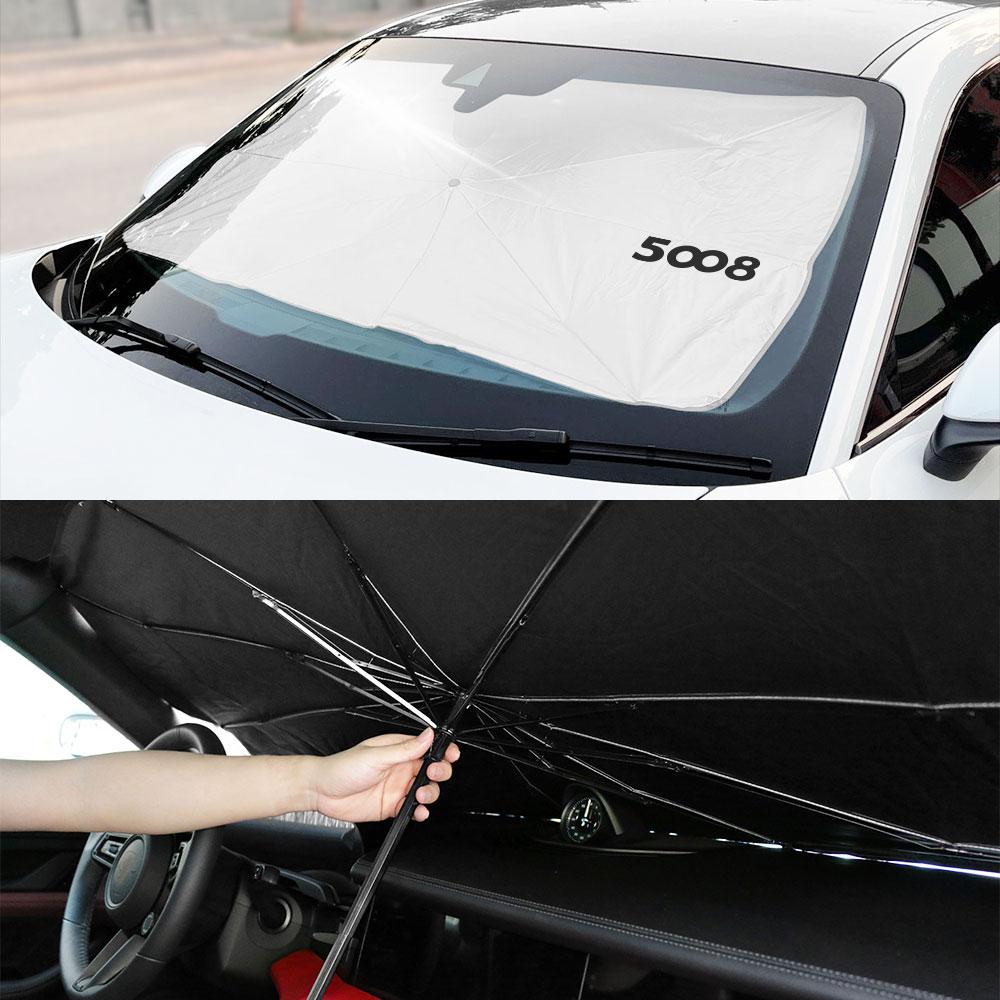 Pro Peugeot 206 207 307 308 508 407 408 2008 5008 Auto Přední sklo Slunečník Clony Auto Flodable Kryt sluneční clony