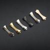 18 20 21 22 24mm Strap Metal Arc Connector  For Samsung Amazfit Xiaomi Garmin Connector Stainless Steel Smartwatch Watch Band