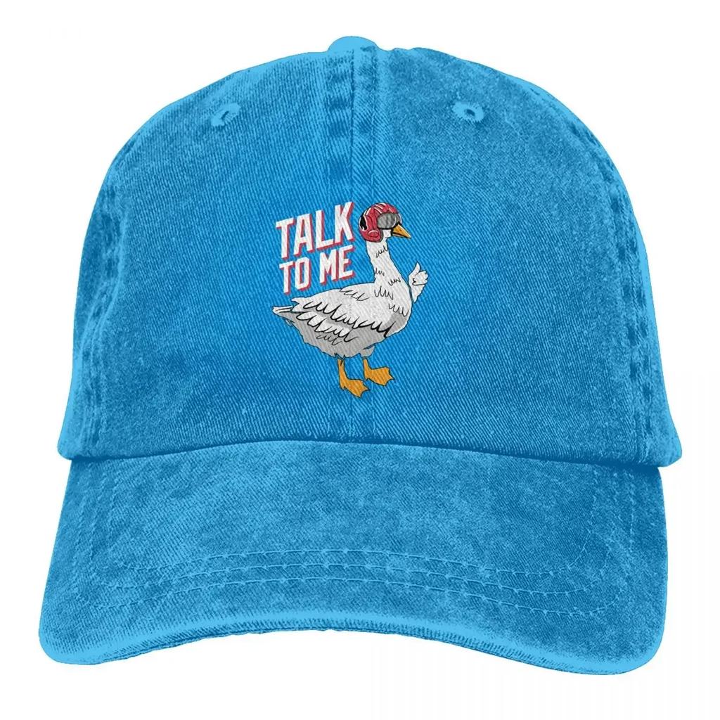 Top Gun Maverick Goose Film Multicolor Hat Peaked Men Women's Cowboy Cap Talk To Me Goose Baseball Caps Visor Protect Hats