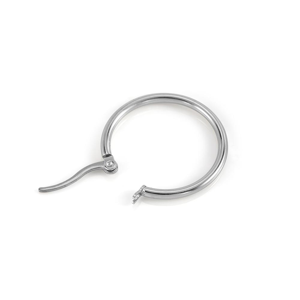 Gold Stainless Steel Earrings 15-50mm Loop Earrings Hoop Open Earring Hook Base Ear Ring Diy Jewelry Findings Accessorie