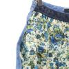 Diesel Floral Pattern Switching Wide Denim Pants XS Blue Women Used