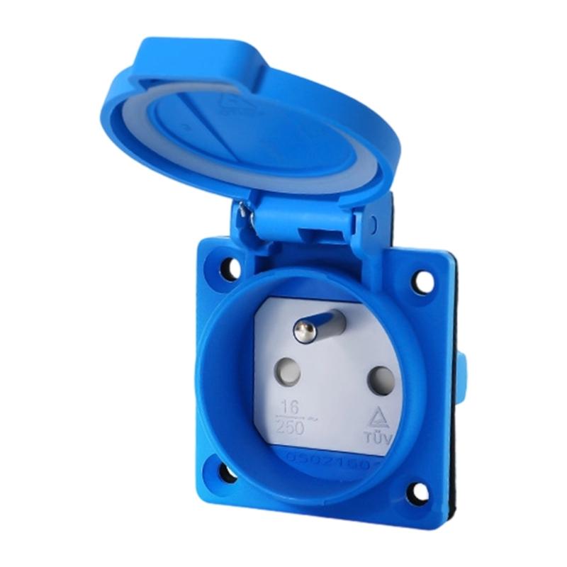 Industrial Wiring Connector Power Outlet Industry Safety Outlet Waterproof Dustproof Power Connector Socket Enduring