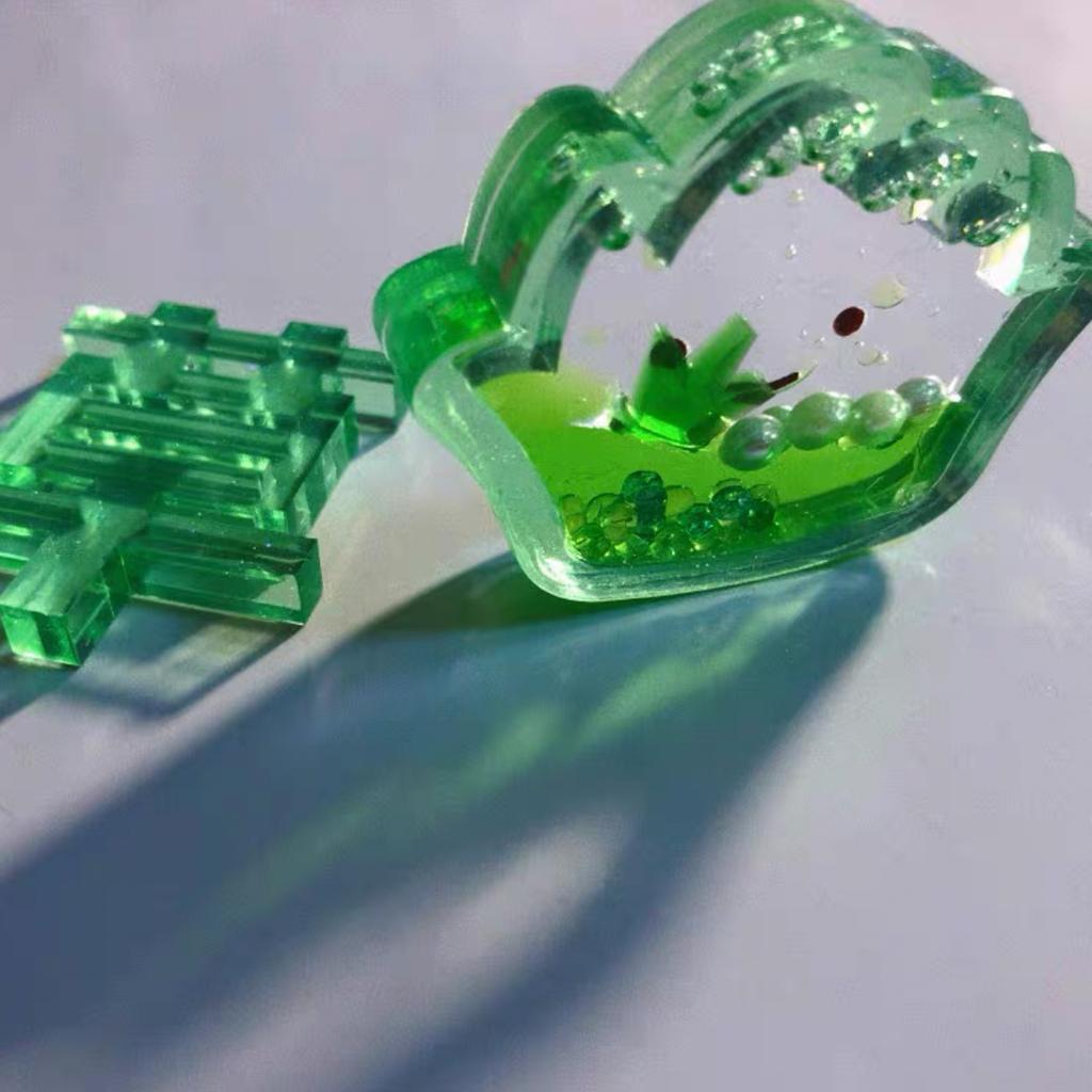 Quicksand Filling Materials Resin Mould Silicone Hollow Shaker Fillers Mould