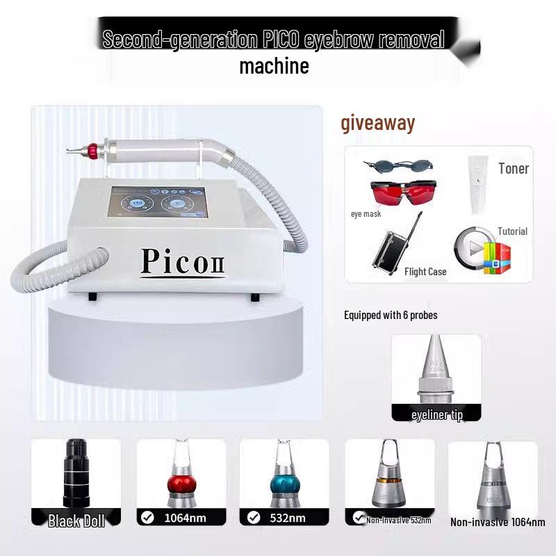 Second-Generation Non-Invasive Pico Eyebrow Cleansing Machine - Portable, Waterless Beauty Device