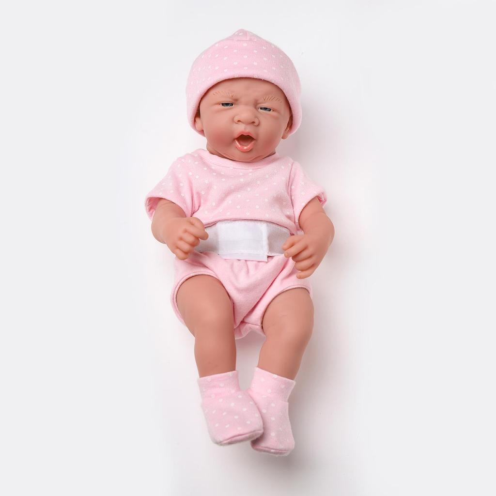 35cm Crying Silicone Reborn Baby Doll with Multiple Expressions - Realistic Children's Toy Gift