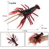 Oenux Ocean Animals Simulation Tiger Prawn Crayfish Shrimp Sea Life Model Figurines Action Figures Collection Toys For Kids Gift
