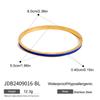 Jiedin European and American stainless steel oil drip buckle bracelet ins bracelet titanium steel hand jewelry braelet