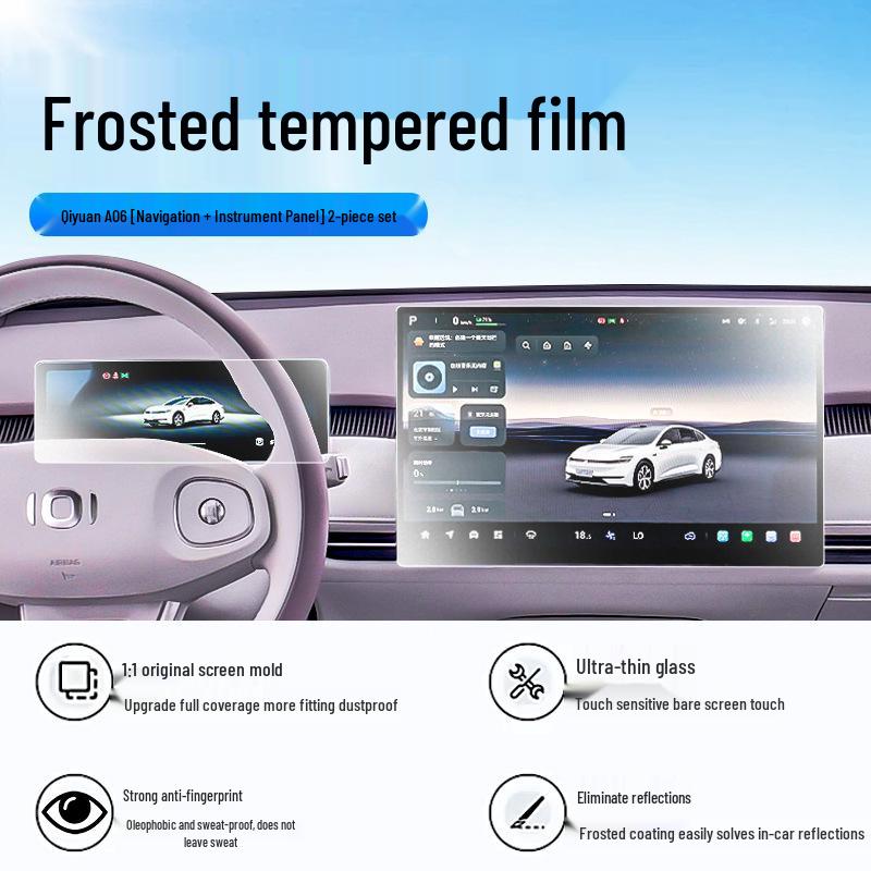 Changan Qiyuan A06 Screen Protector: 25-Model Compatible Navigation Film for Interior Upgrade.
