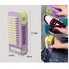 Household Multifunctional Soap Foaming Box Hand Washing Soap Holder Built-in Brush Wheels Non-Slip Draining Soap Storage Box