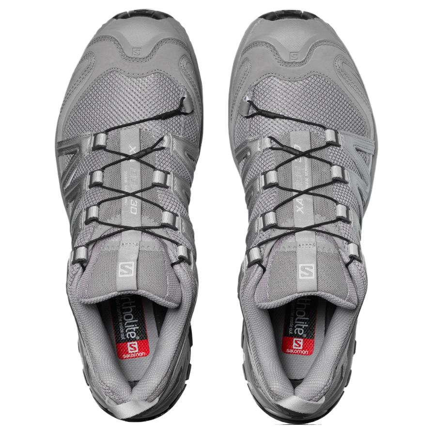 SALOMON XA Pro 3D ADV Outdoor Sports Lightweight Breathable Low-Cut Trail Running Shoes Women Sneakers Alloy-Silver Gray 416175