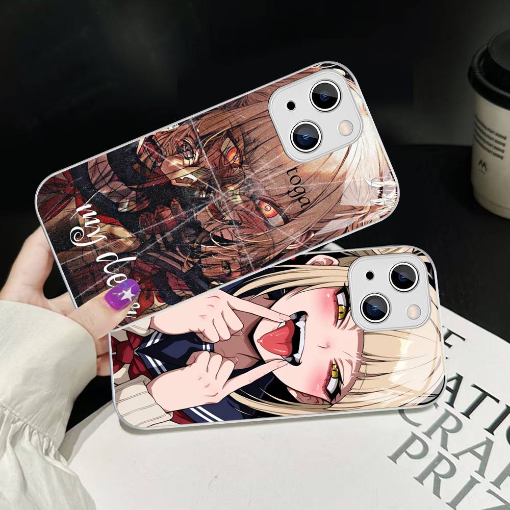 Toga Himiko My Hero Academia Tempered Glass For Iphone 14 13 12 11 Pro Mini XS MAX 14Plus X XS XR Cover