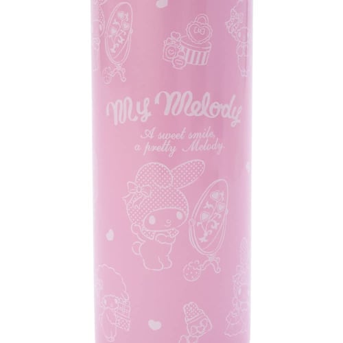 SANRIO Children's Water Bottle 470ml Direct Drinking One-touch Stainless Steel Bottle My Melody Cold Storage Includes Pouch with Shoulder Strap Includ