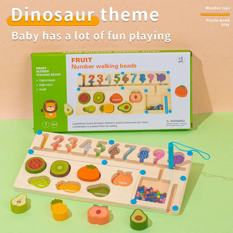 Hölzerne 3D-Puzzleblöcke für Kinder Zum frühen Lernen Pädagogisches Spielzeug für Vorschulkinder