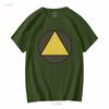Triangle Circle T Shirt David Legion Haller Symbol Logo Sign Game Games Gaming Vintage Washed Stylish Stretched Slightly