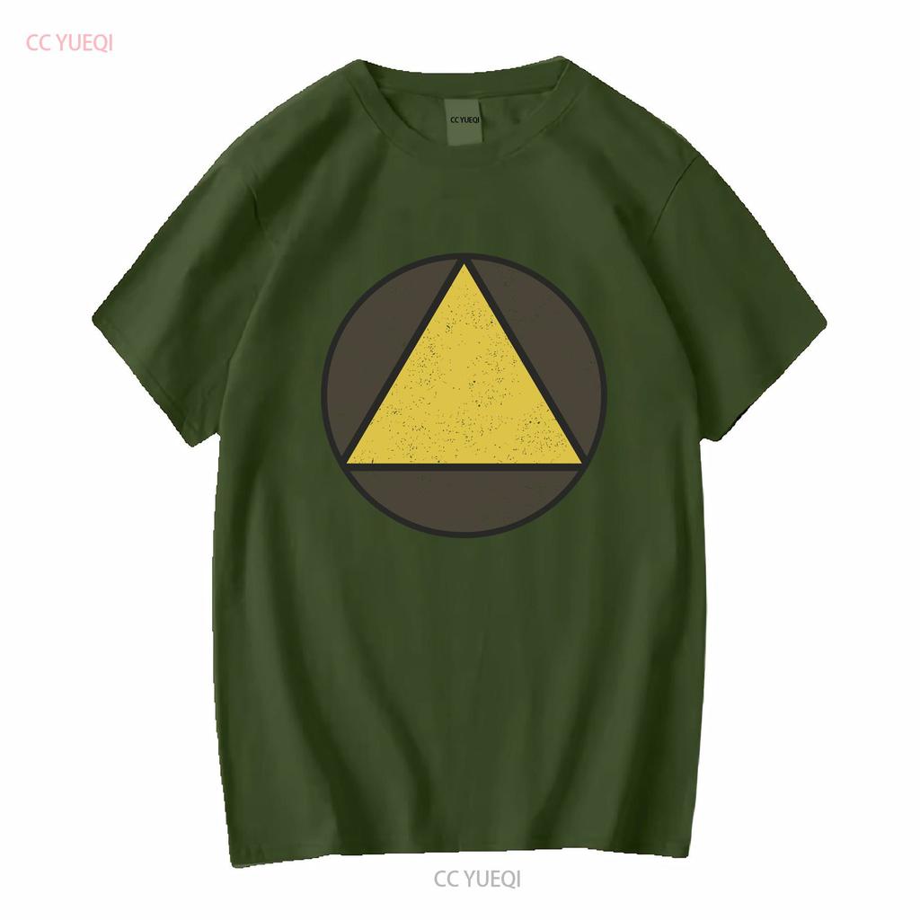 Triangle Circle T Shirt David Legion Haller Symbol Logo Sign Game Games Gaming Vintage Washed Stylish Stretched Slightly