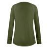 Loose Long Sleeve T Shirt Women Solid Round Neck Medium Top Thumb Hole