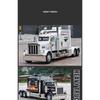 1/24 Peterbilt 389 Tractors Truck Alloy Toy Car Model Wheel Steering Sound and Light Children's Toy Collectibles Birthday Gift