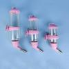 Plastic Water Feeder Bottle Hangings Auto Dispenser Drinker Hamster Small Pet Drinking Stainless Steel-Pipe Fountain