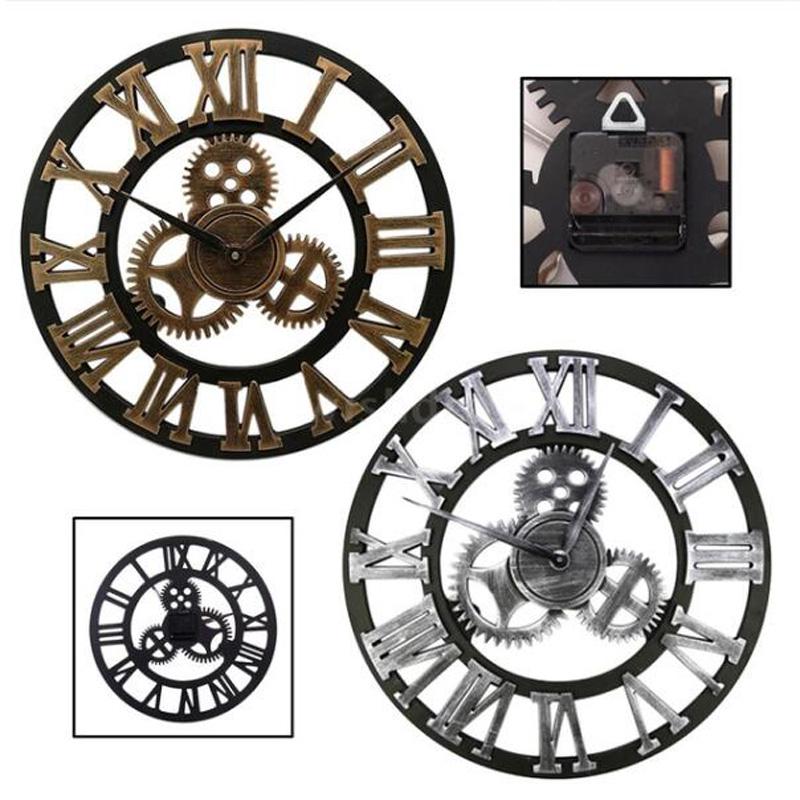 30 34 40 45cm Steampunk Decorative 3d Retro Vintage Gear Handmade Wooden Wall Clock Golden Silvery At Affordable S Free Real Reviews With Photos Joom - Steampunk Wall Clock Large 30 34 40 45cm Steampunk Decorative 3d Retro Vintage Gear Handmade Wooden Wall Clock Golden Silvery At Affordable S Free Real Reviews With Photos Joom - Steampunk Wall Clock Large