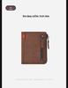 Men's Large Capacity Multifunctional Zipper Wallet with Multiple Card Slots and Coin Purse