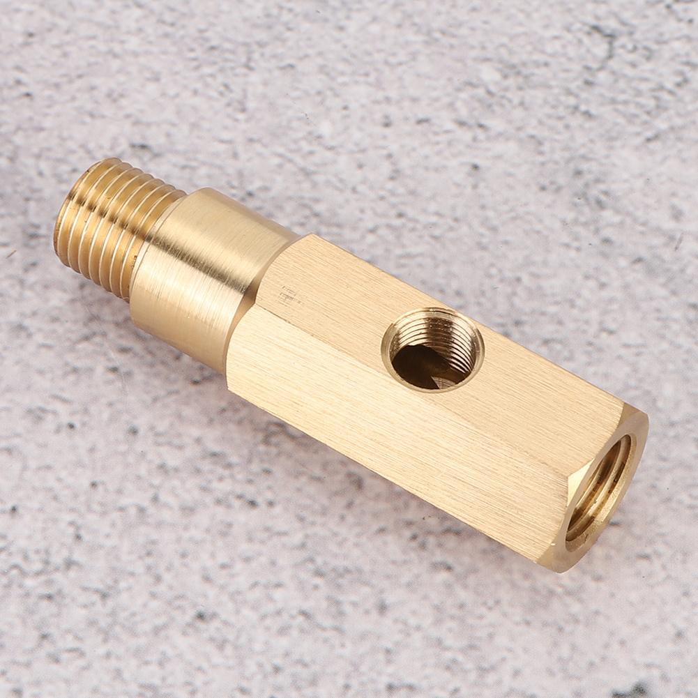 Oil Pressure Gauge Adapter 1 4 NPT Brass T Piece Sender Fit for Ford Falcon BA BF FG   4.0 and V8
