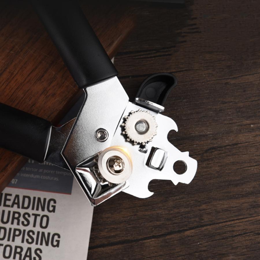 1pc Stainless Steel Multifunctional Professional Can Manual Can Opener Craft Beer Grip Can Opener Bottle Opener Kitchen Gadgets