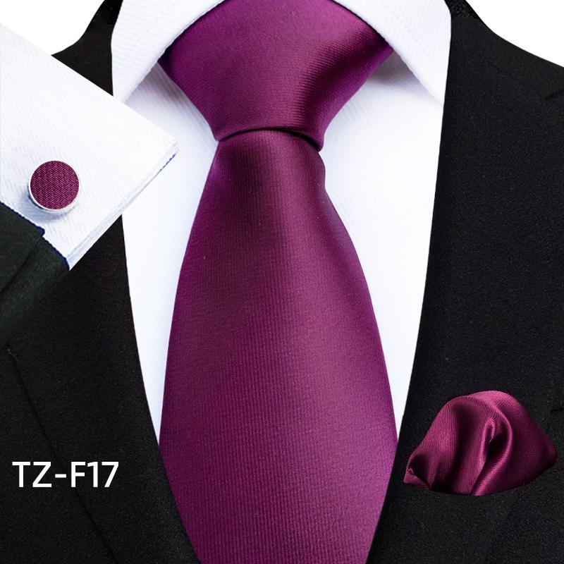 2025 Paisley Floral Men's Tie, Pocket Square & Cufflinks Set