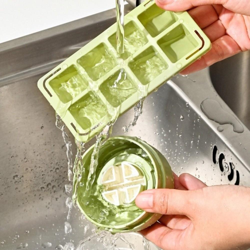 Twist Release Ice Cube Mold 8 Grids Portable Ice Maker Simple Ice Making Cup For Summer