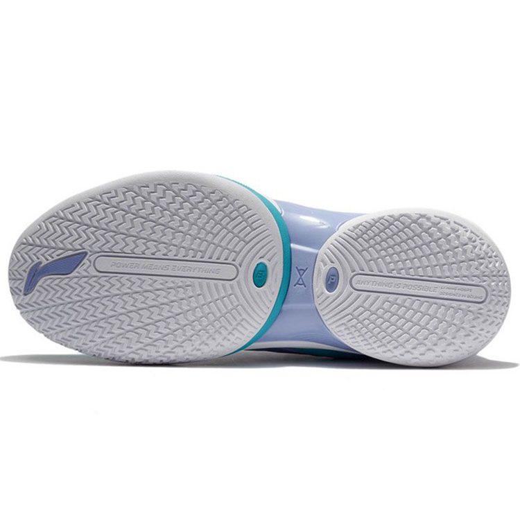 Li Ning Air Strike 8 V2 Dämpfung Rückprall Dämpfung Rückprall Mittelhohe Performance Basketballschuhe Herren Lila ABPS001-4