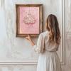 Pearl Bouquet DIY Diamond Art Kits 15.7x19.6inch Gem Art Diamond Painting Kits Without Frame for Adults Gift Idea Home Wall Decor