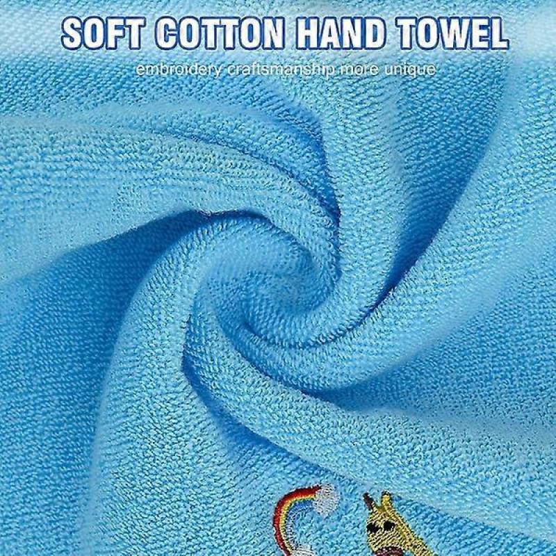 4-Pack Of Children's Towels In 4 Colors  Cotton Towels for Children