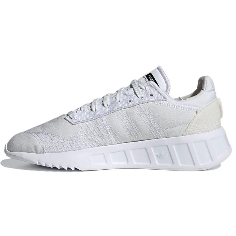Adidas Originals Geodiver Primeblue Ткань Удобные Универсальные Дышащие Низкие Повседневная Обувь Стиль Жизни Мужские Белые FX5079 38.5 белый