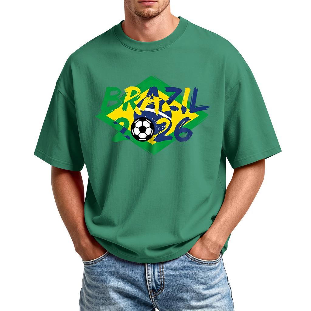 Men's Casual Short Sleeve Crew Neck T-Shirt with Graphic Print for Sports and Everyday Wear Lightweight Comfortable Fit