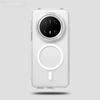 Magnetic Case For Huawei Mate 60 Pro 70 Mate70 Pro+ For MagSafe Matte AG Transparent Hard Back Cover Bumper Metal Button Shell